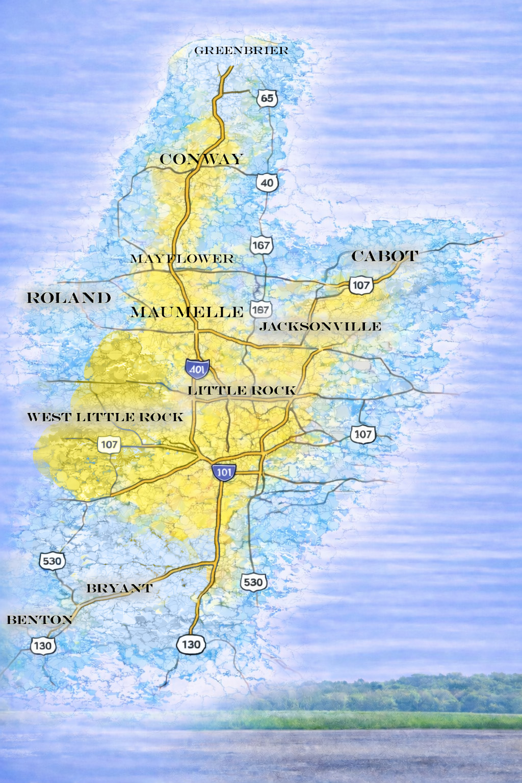 Dat Pooch service area coverage map